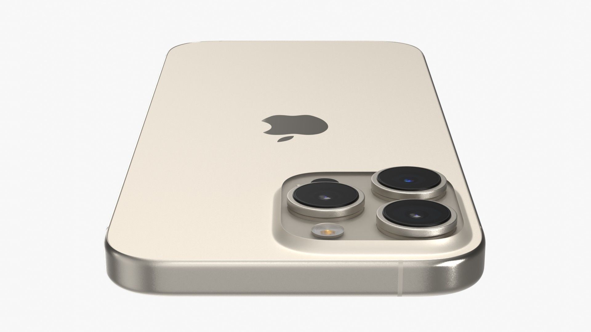 Apple iPhone 16 Pro Max Natural Titanium 3D model_4