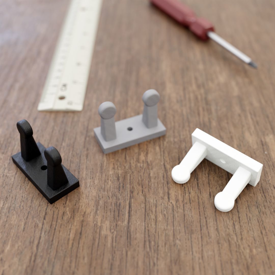 Mop Holder Broom Wall Mount for Tools 3D print model_1