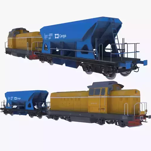 Cargo train PBR V
