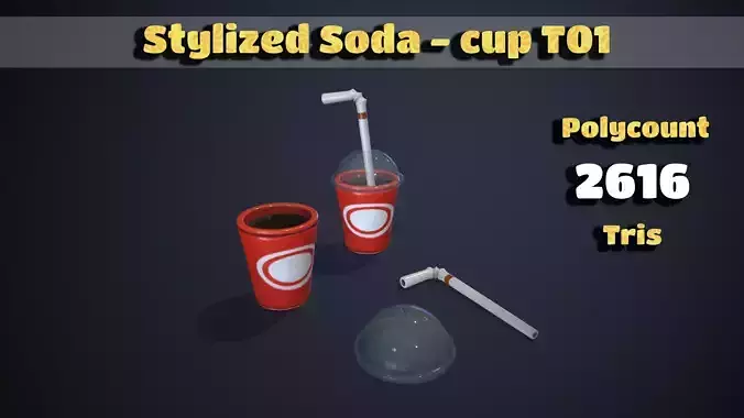 Stylized Soda cup T01
