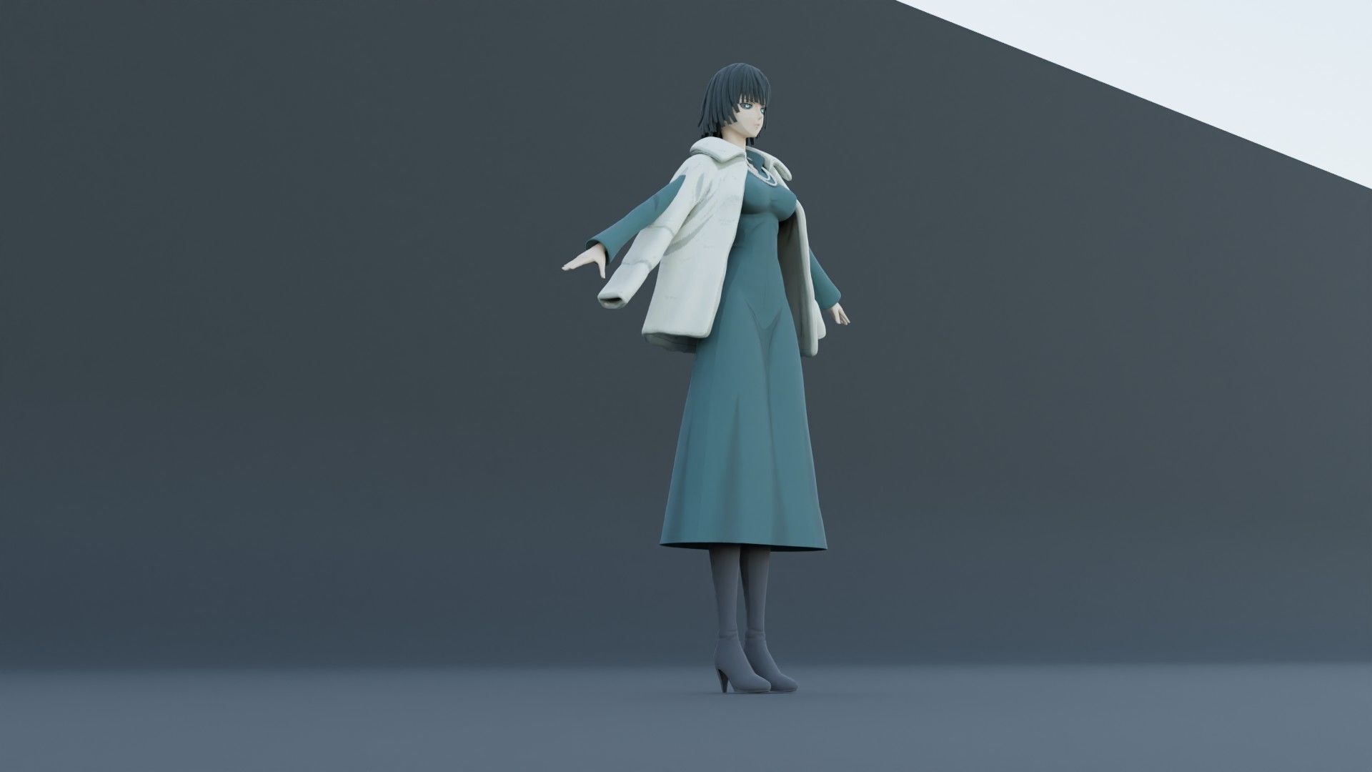 Fubuki - One Punch Man 3D model_4