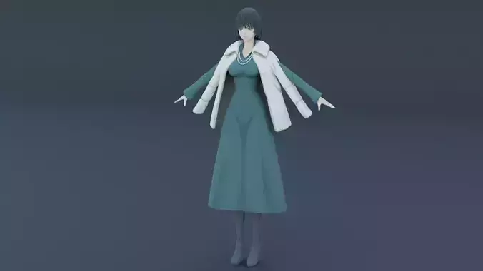 Fubuki - One Punch Man 3D model
