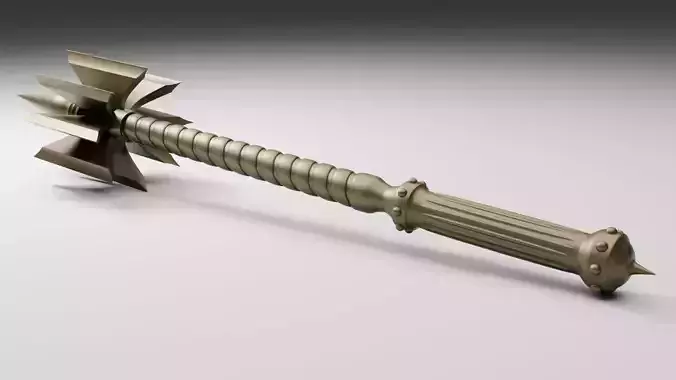 Mace ax  for 3D printing and CNC machines