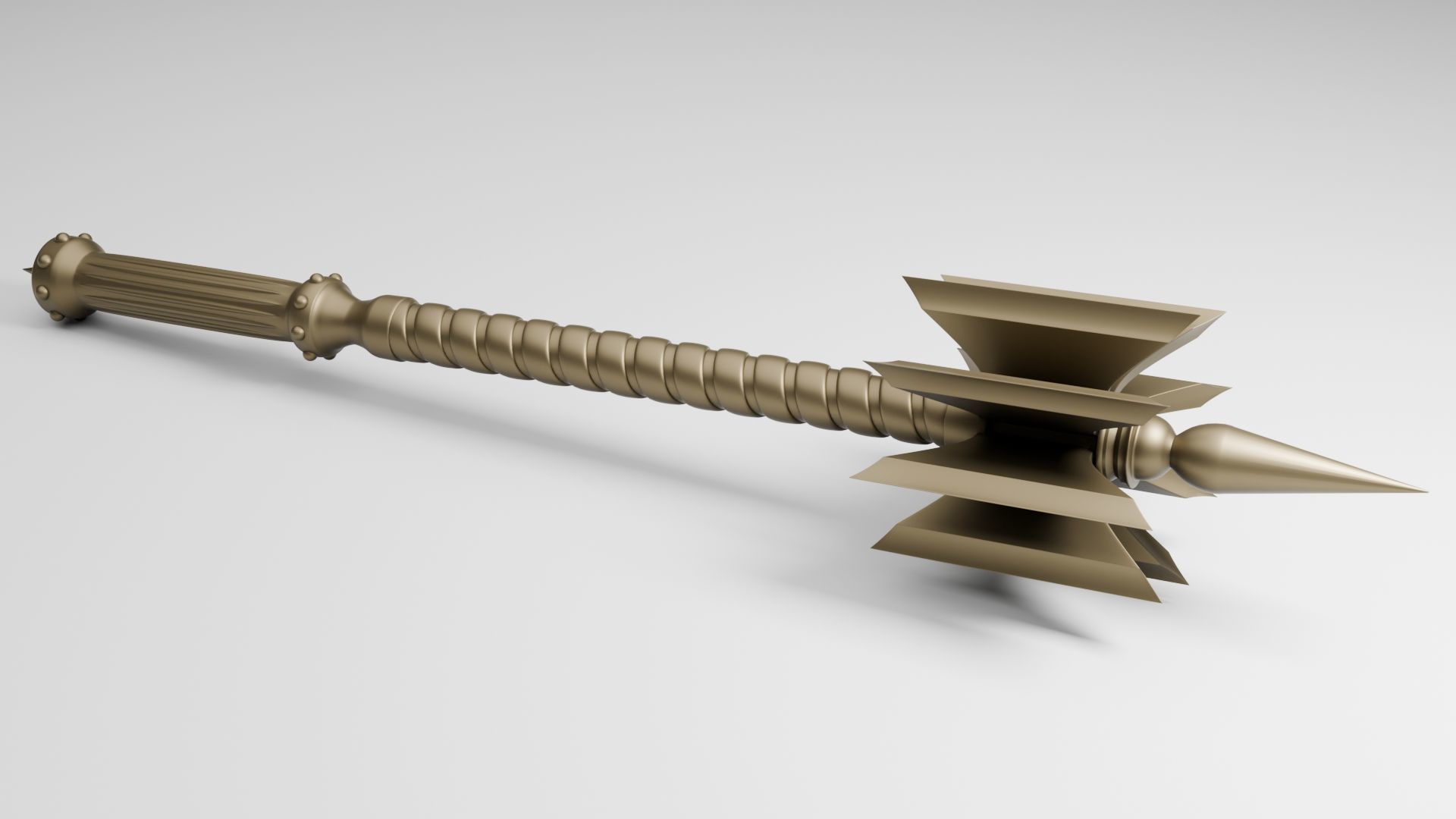 Mace ax  for 3D printing and CNC machines 3D print model_1