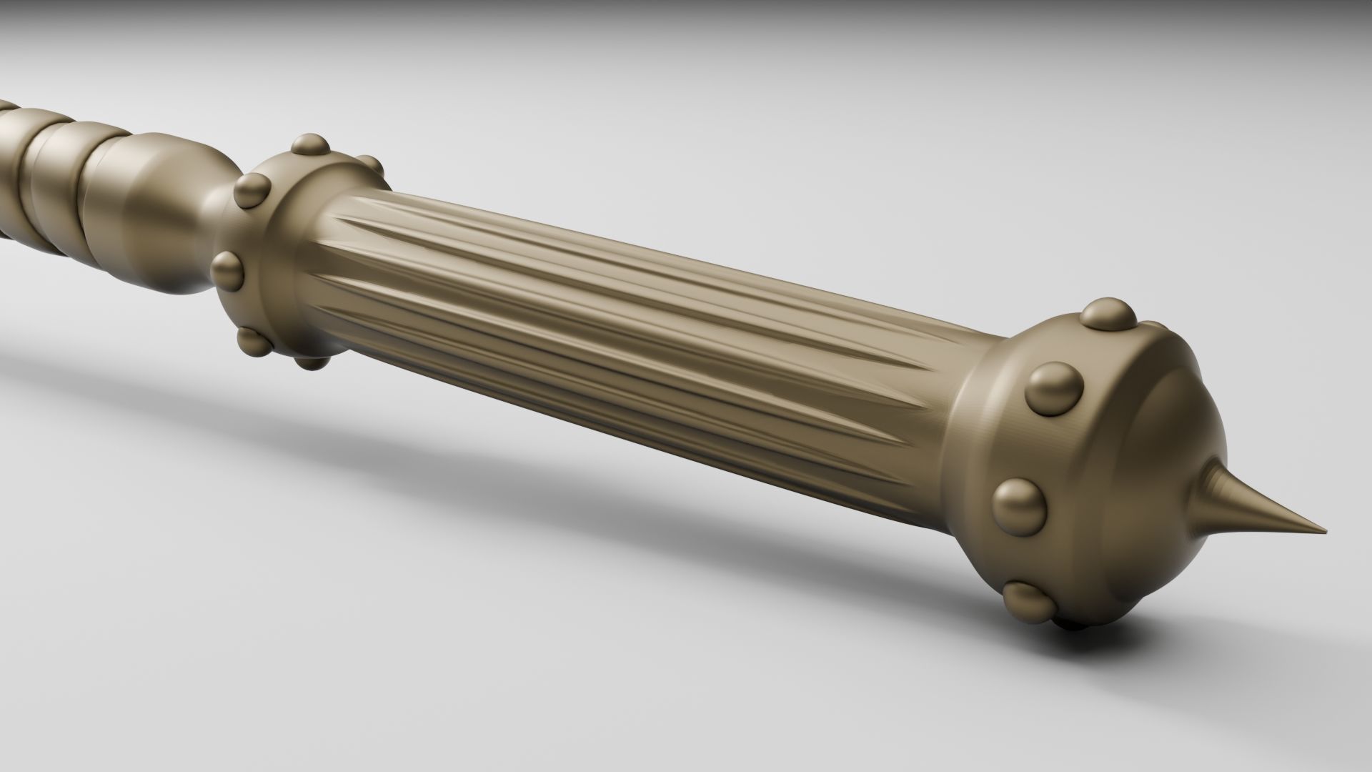 Mace ax  for 3D printing and CNC machines 3D print model_7