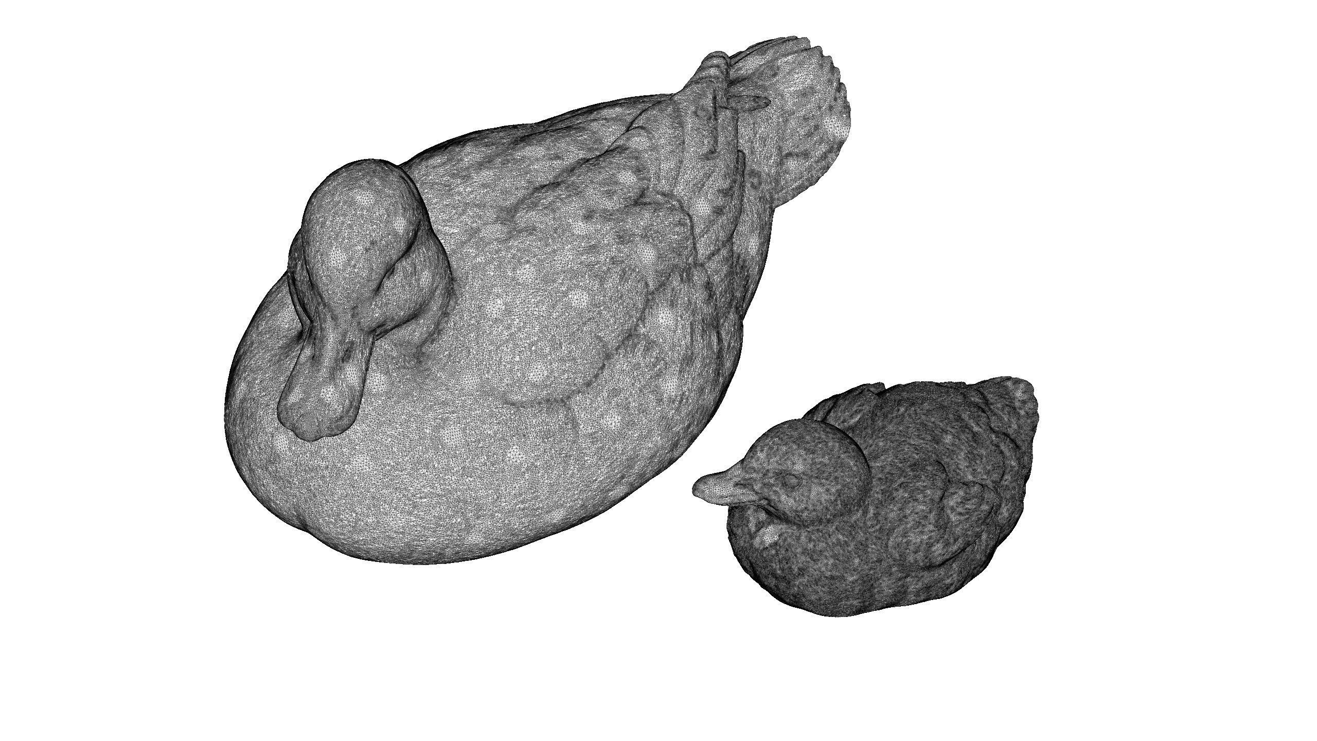 duckling duck 3D print model_8