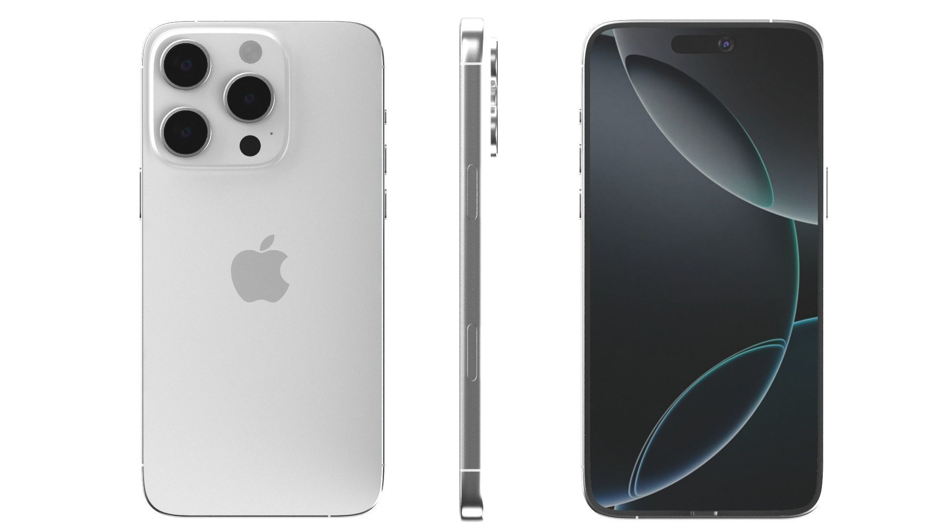 Apple iPhone 16 pro white 3D model | CGTrader