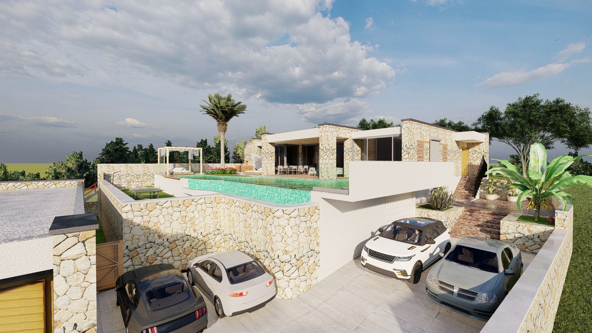 mediterranean architecture 3D model_5