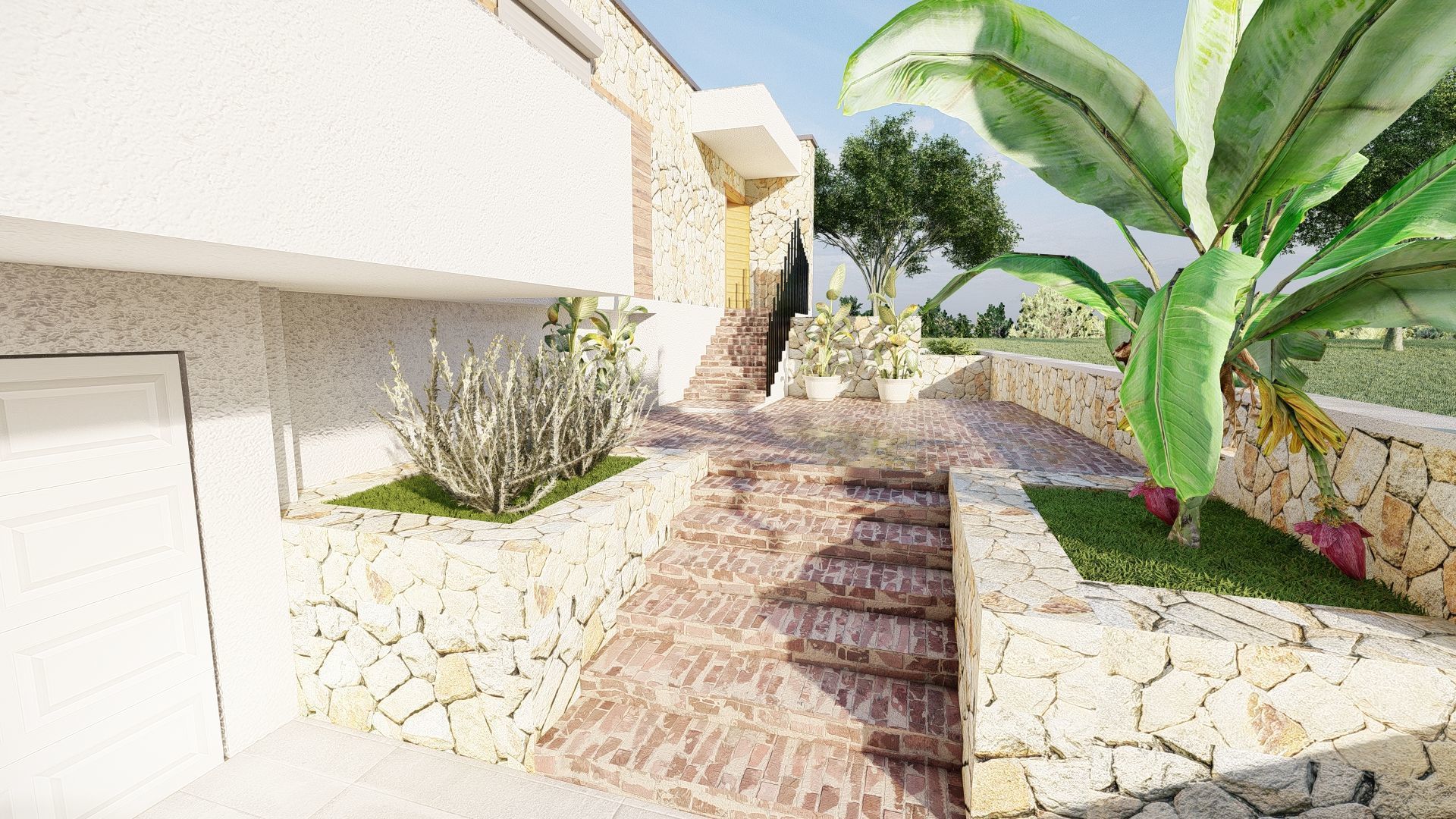 mediterranean architecture 3D model_7