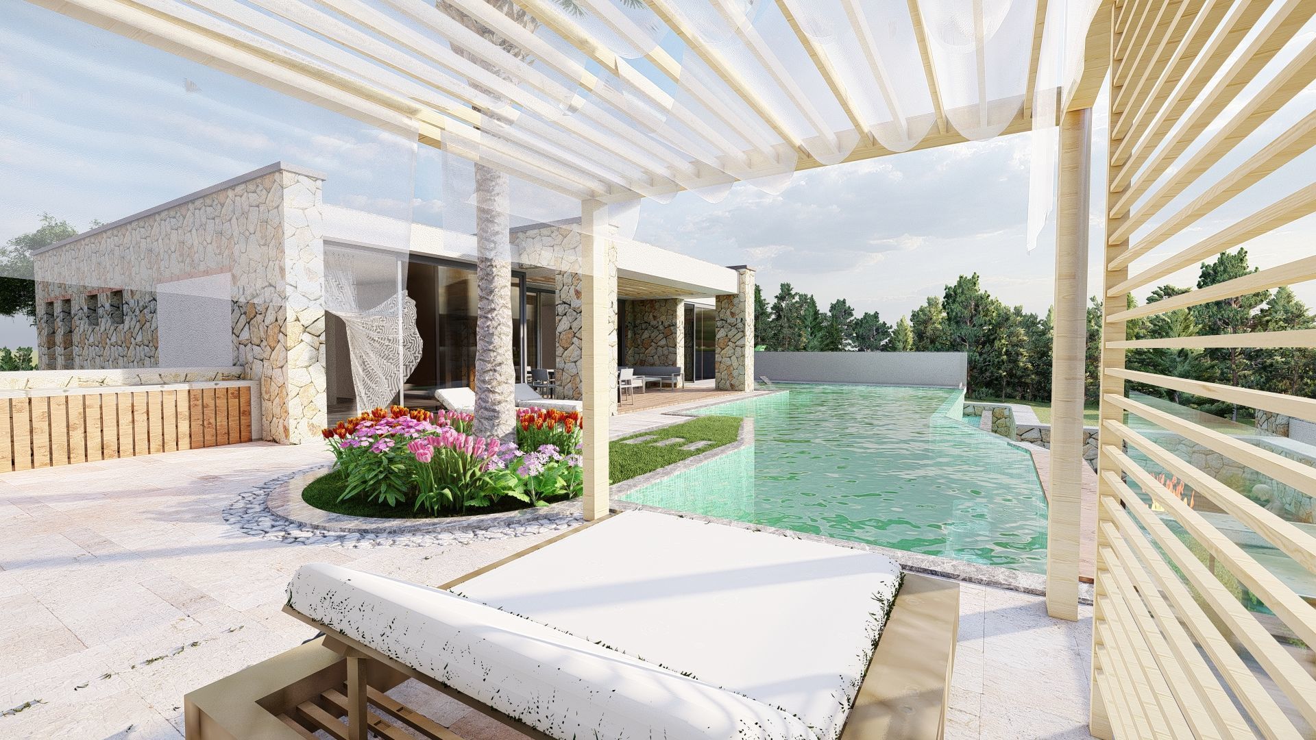 mediterranean architecture 3D model_4