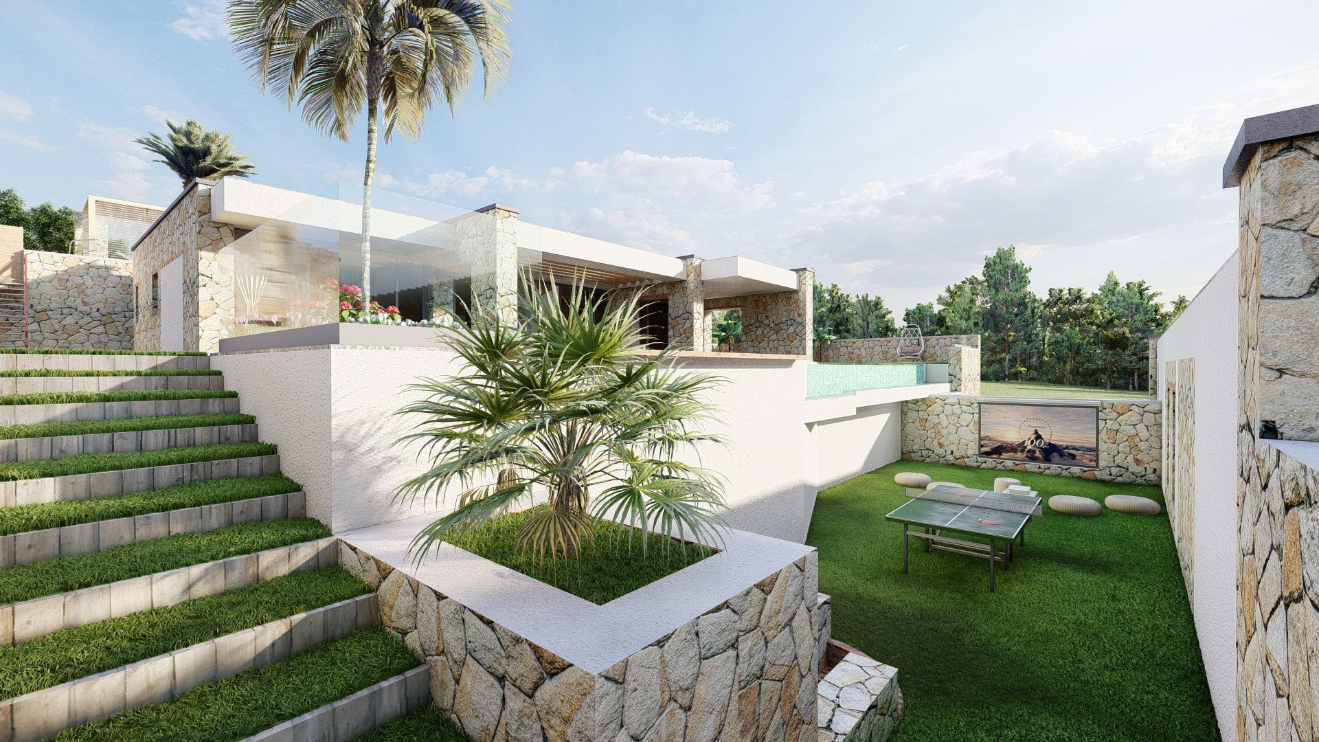 mediterranean architecture 3D model_12