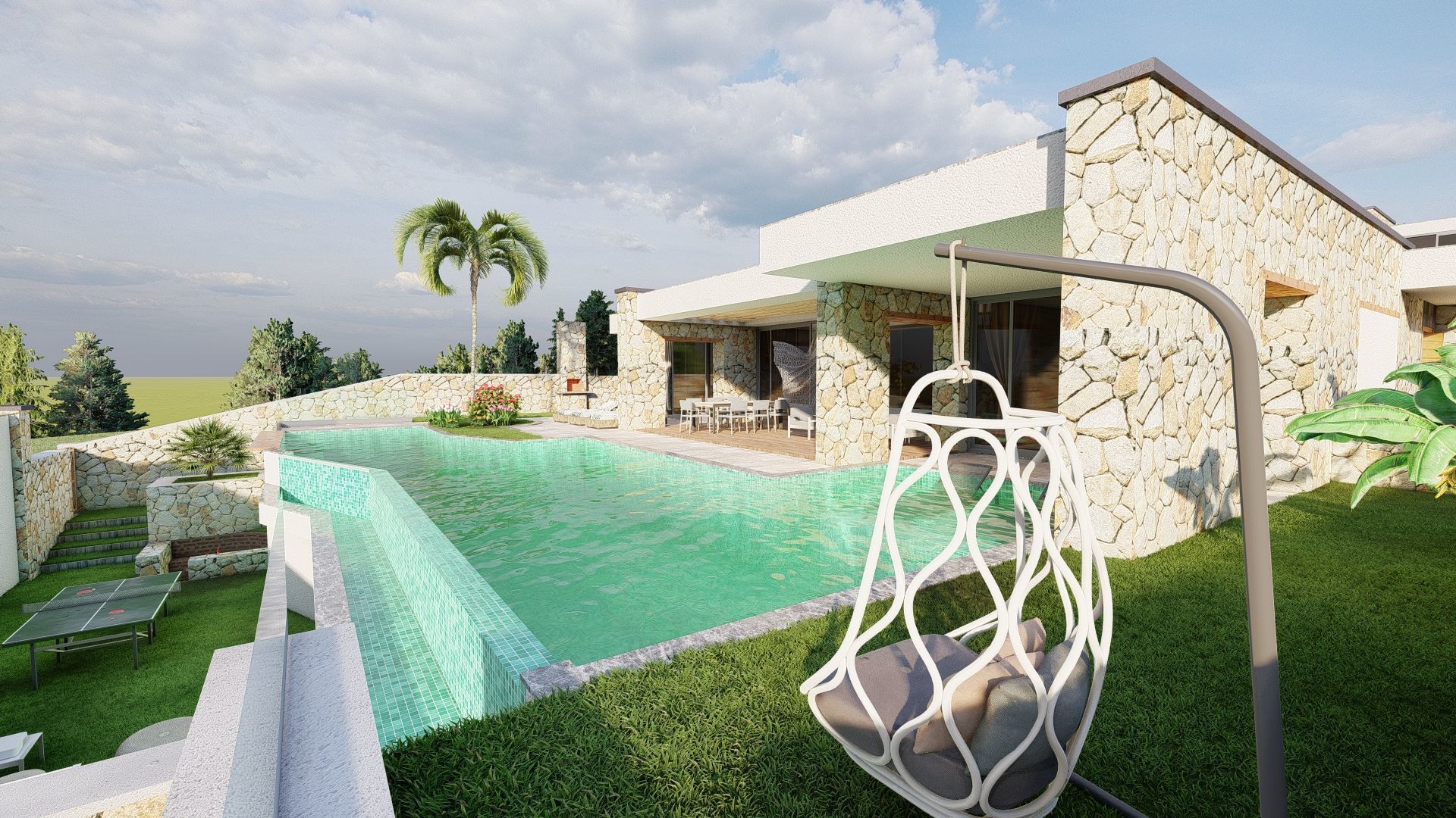 mediterranean architecture 3D model_8