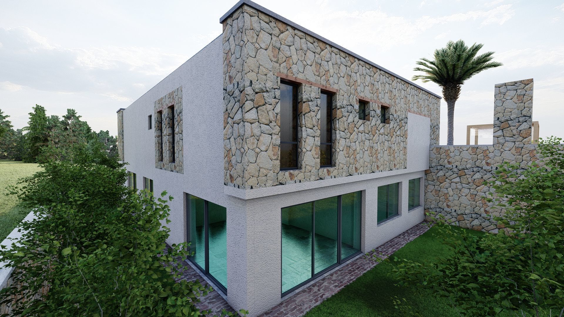 mediterranean architecture 3D model_11