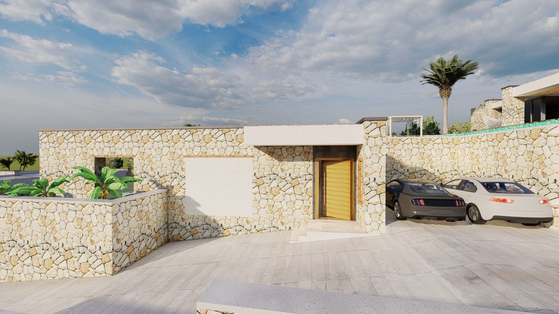 mediterranean architecture 3D model_13