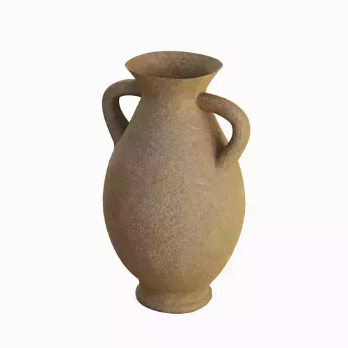 Clay Vase 02  3D model