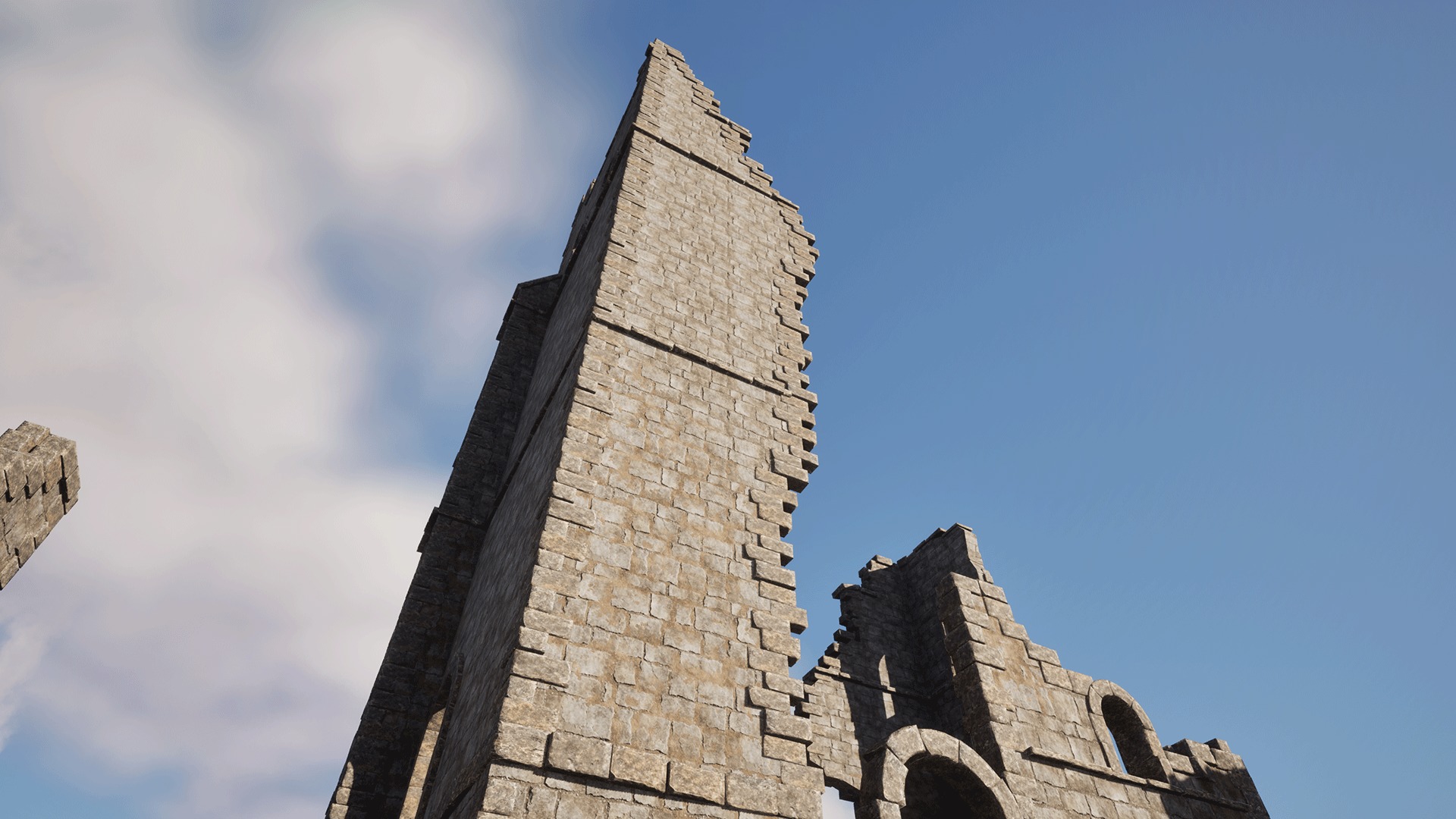 Ruined Castle Pack UNREAL ENGINE 5 Low-poly 3D model_13
