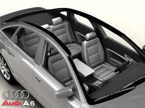 Audi A6 3D model_5