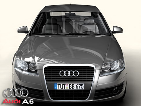 Audi A6 3D model_2