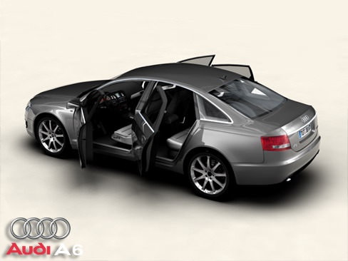 Audi A6 3D model_4
