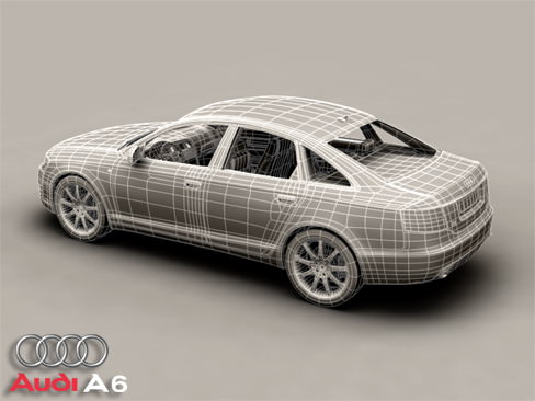Audi A6 3D model_8