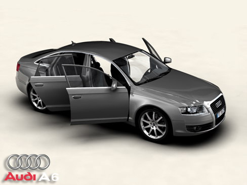 Audi A6 3D model_3