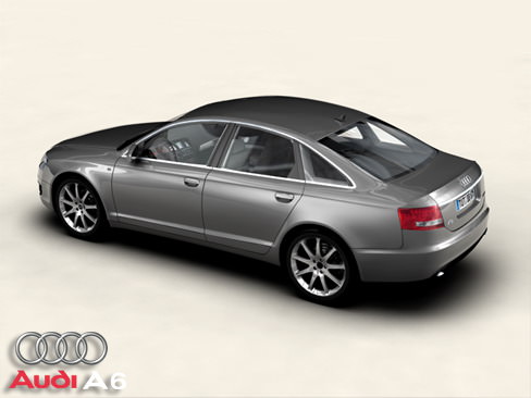 Audi A6 3D model_1