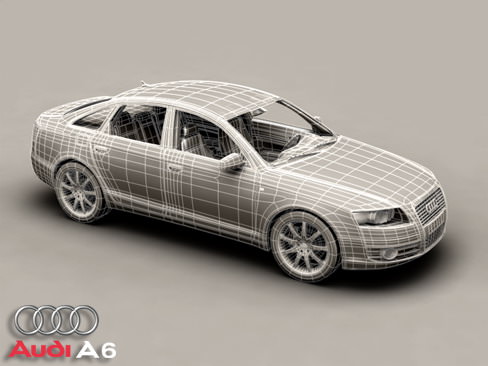 Audi A6 3D model_7