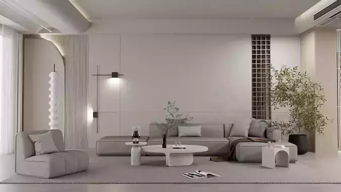 Living Room Interior Scene
