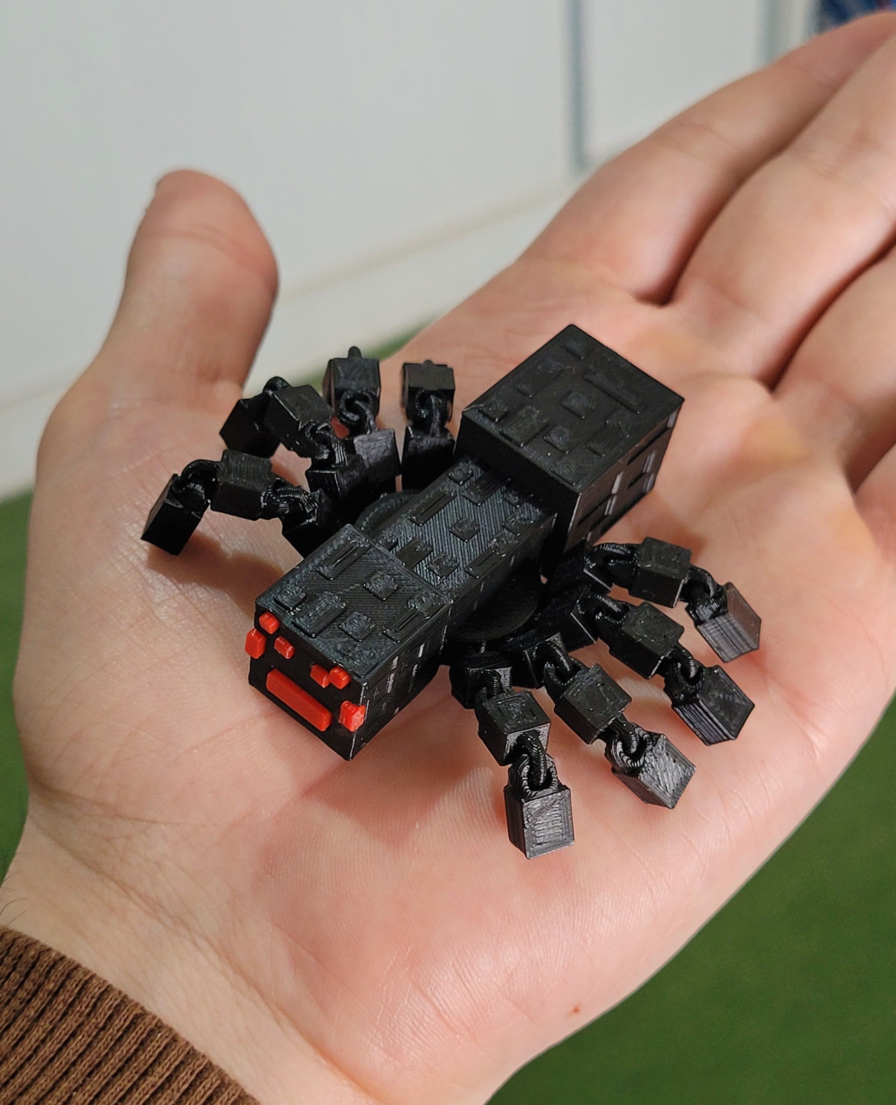 MINECRAFT PACK MOBS ESQUELETO ARANA ENDERMAN GOLEM 3D print model_1