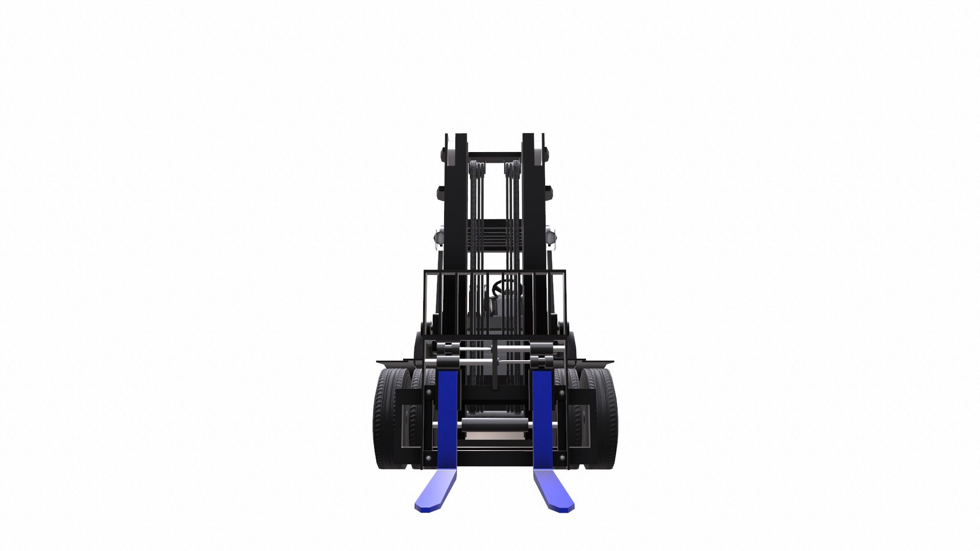 ForkLift - EV Low Poly  Low-poly 3D model_16