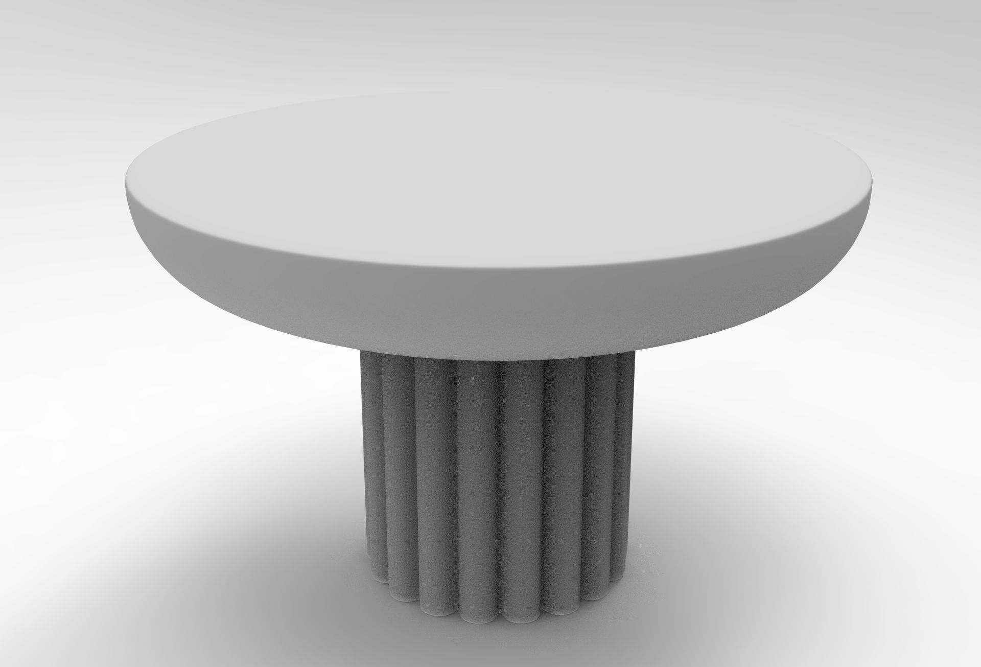 Erge Center Table Low-poly 3D model_7