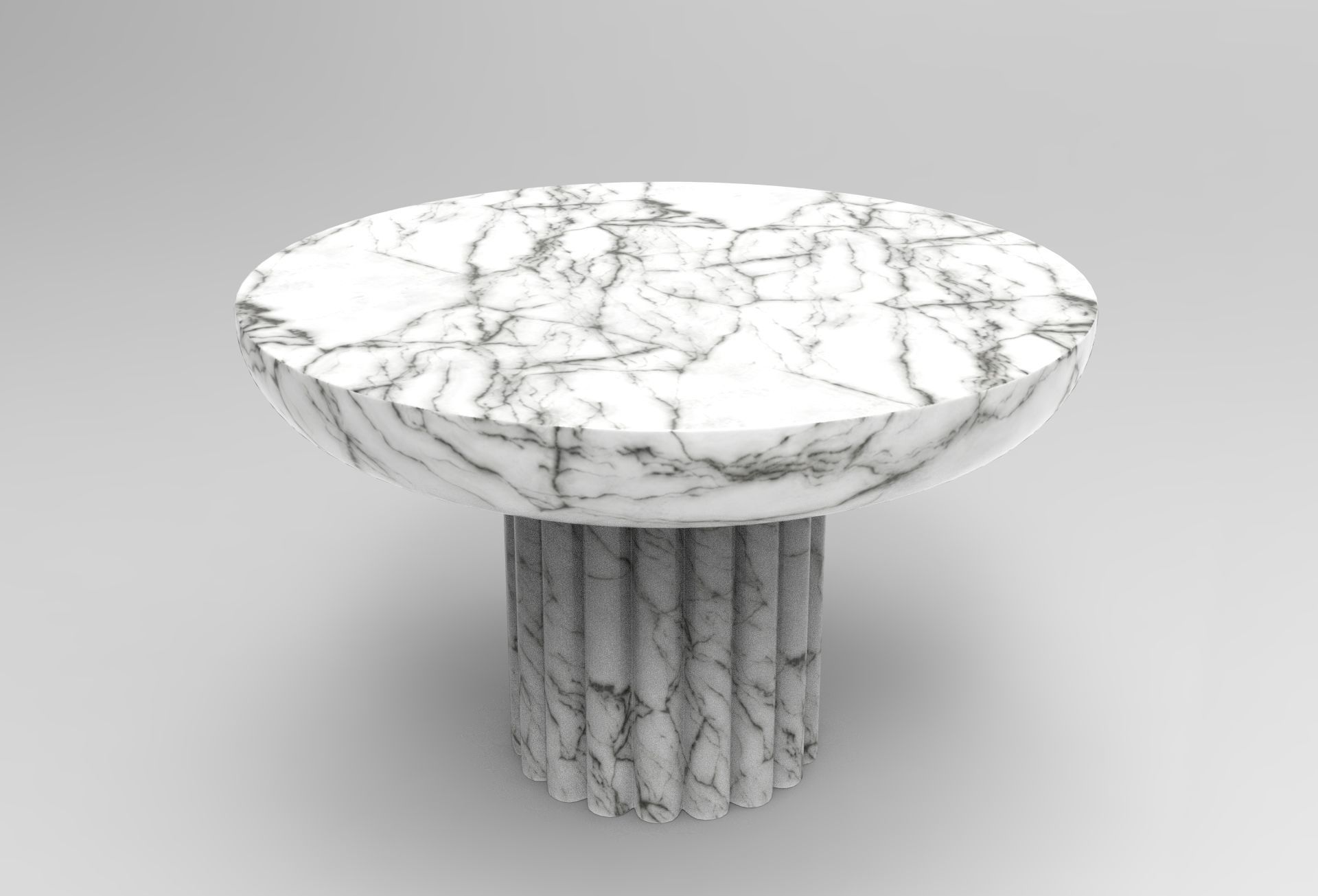 Erge Center Table Low-poly 3D model_2