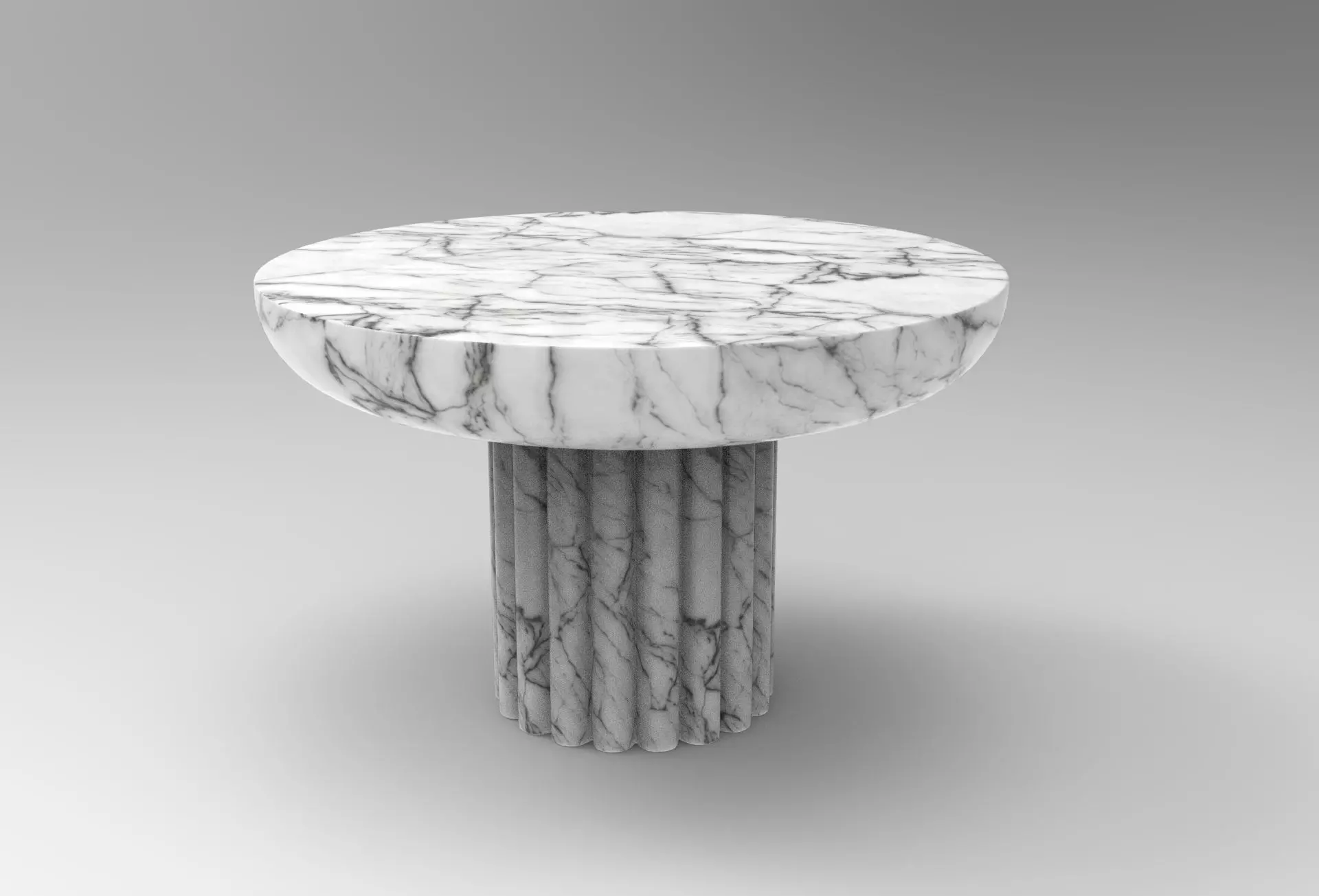 Erge Center Table Low-poly 3D model_0