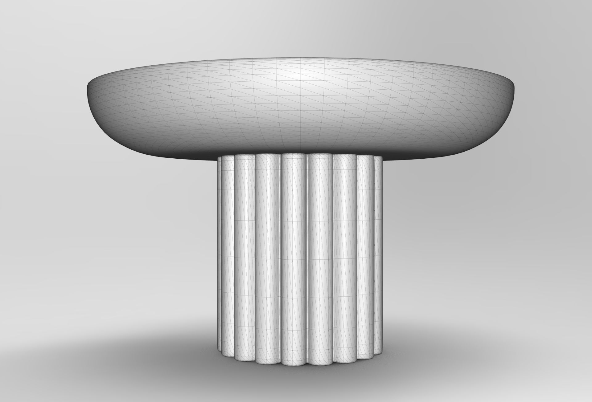 Erge Center Table Low-poly 3D model_6