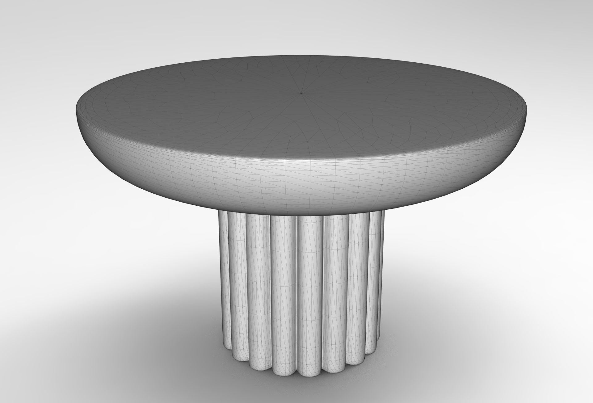 Erge Center Table Low-poly 3D model_5