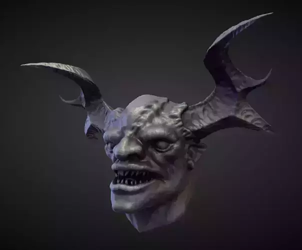 HEAD50 high poly sculpt  3D model