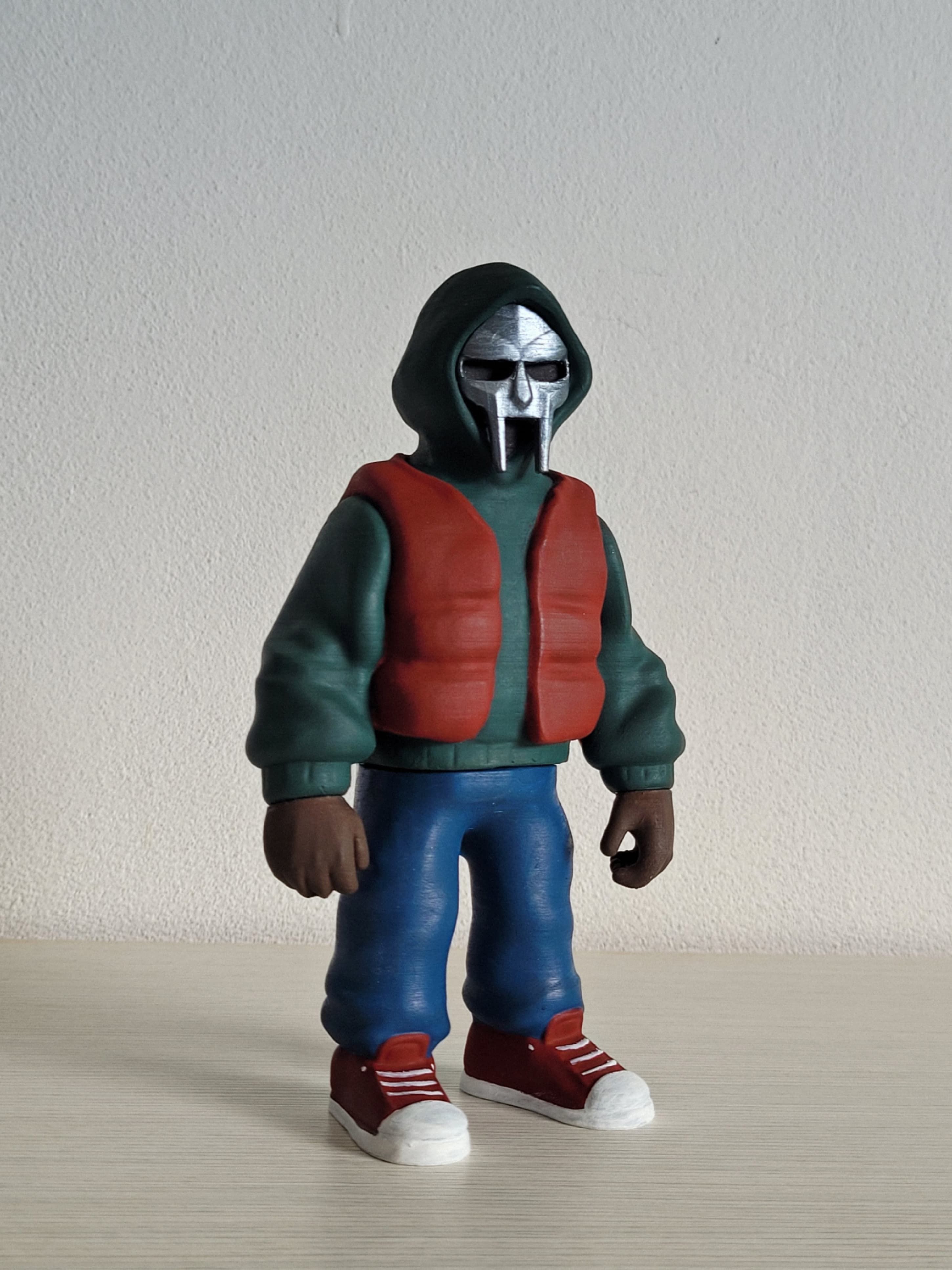 MFDOOM VYNIL STYLE FIGURE 3D print model_2
