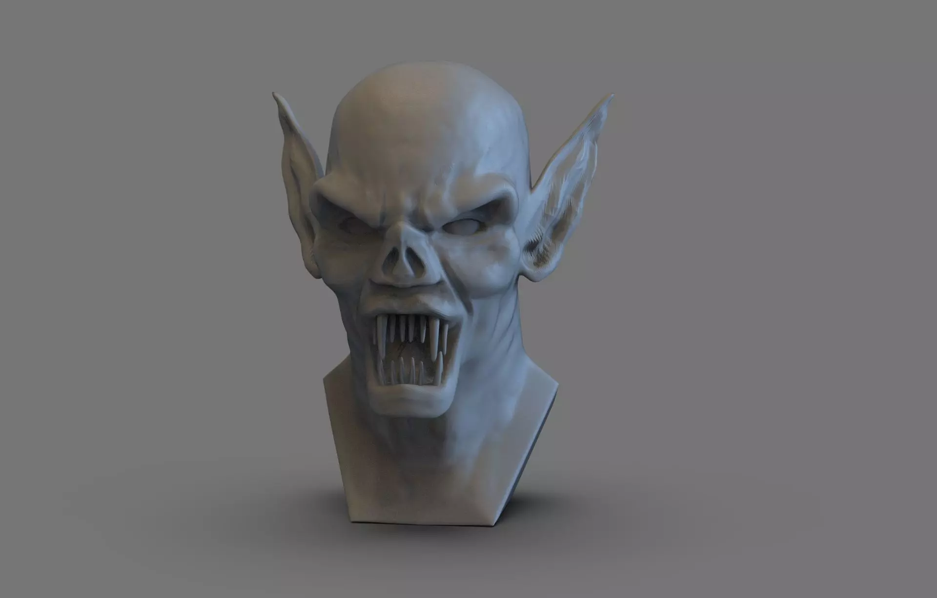 Dracula Bust 3D print model_0