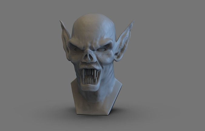 Dracula Bust 3D print model