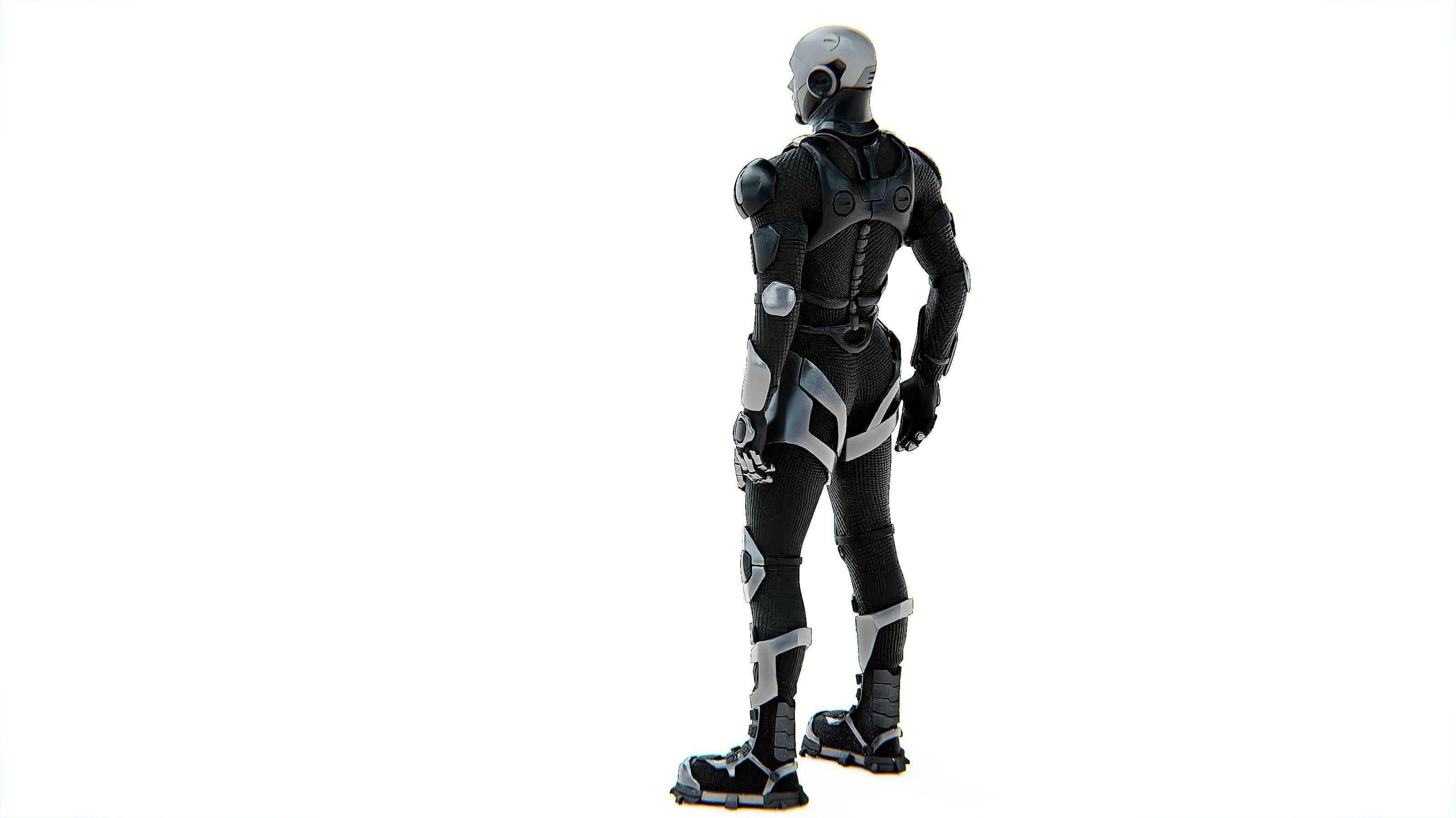 MECHA SOLDIER-B Rigged for Unreal Engine - Unity - MIXAMO 3D model_16