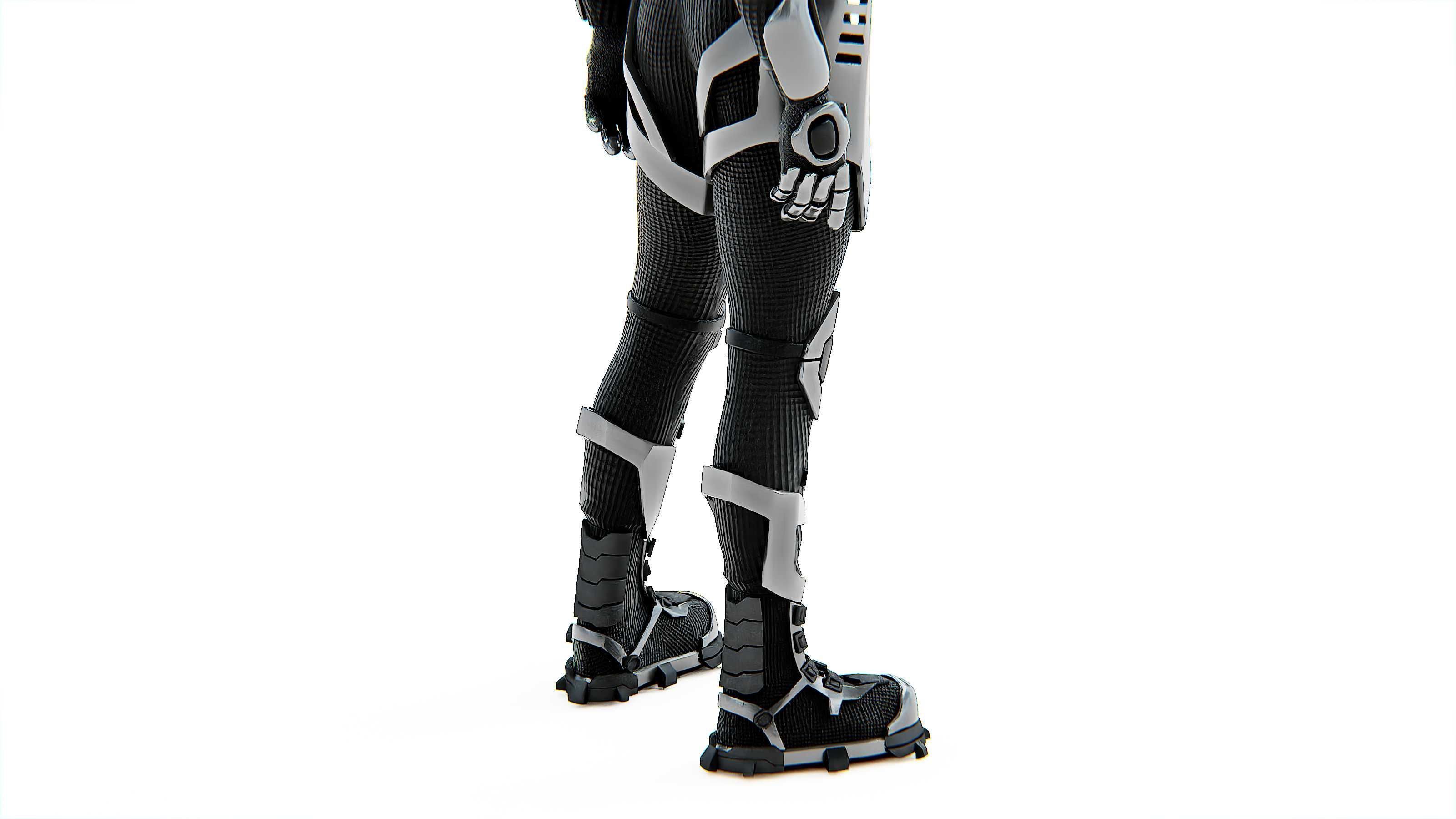 MECHA SOLDIER-B Rigged for Unreal Engine - Unity - MIXAMO 3D model_25