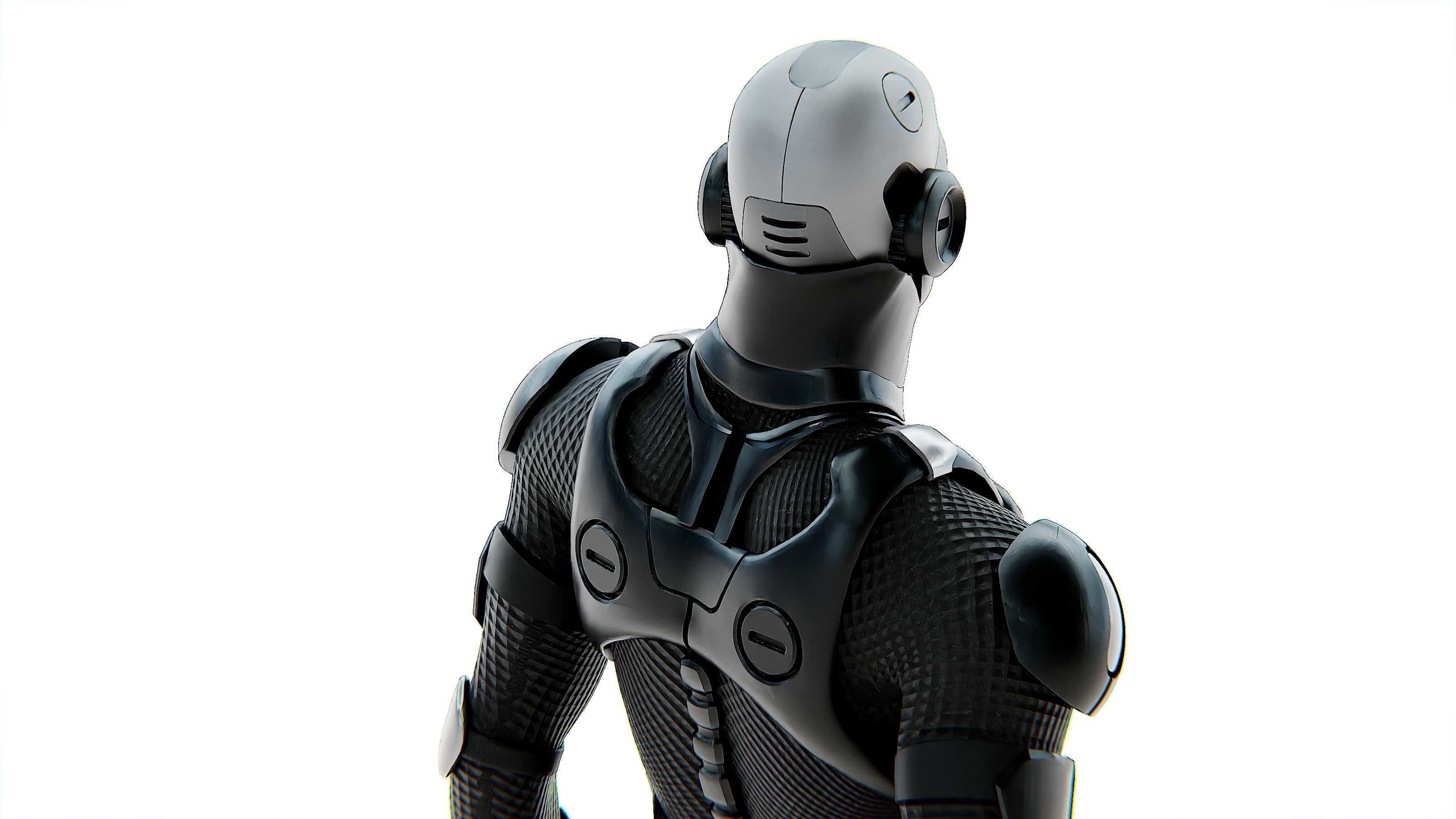 MECHA SOLDIER-B Rigged for Unreal Engine - Unity - MIXAMO 3D model_24