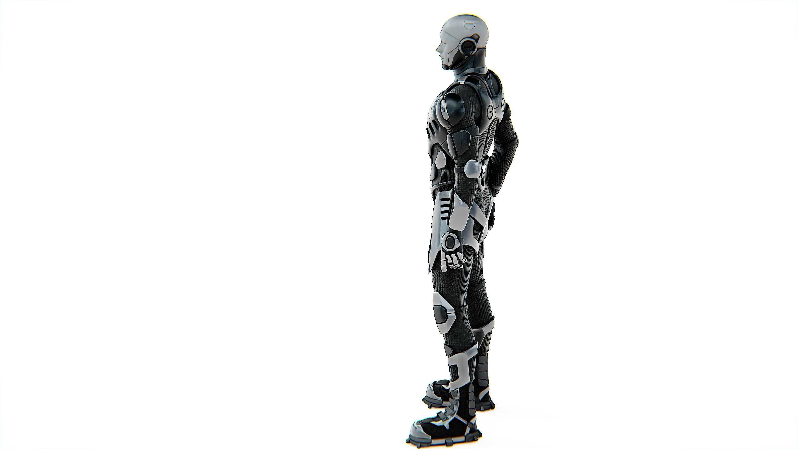 MECHA SOLDIER-B Rigged for Unreal Engine - Unity - MIXAMO 3D model_17