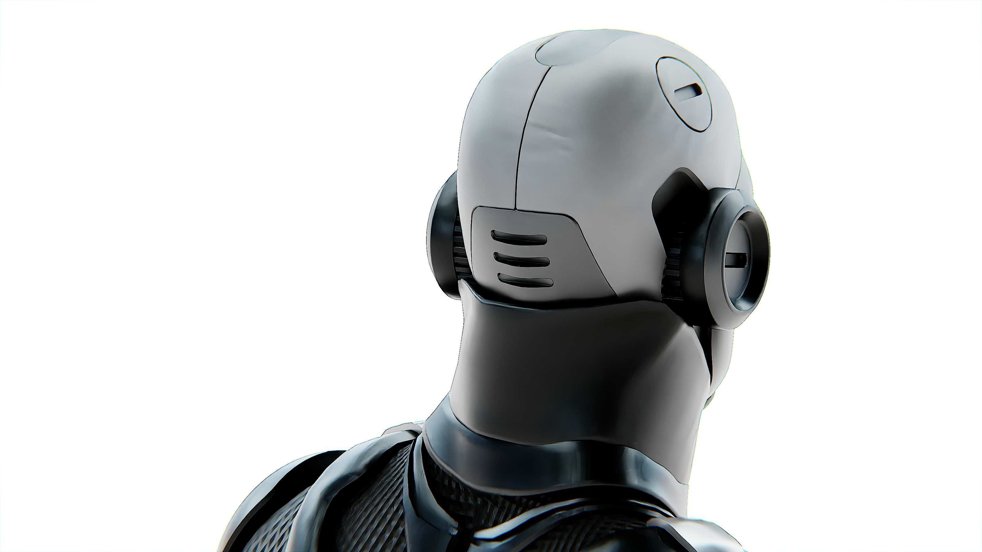 MECHA SOLDIER-B Rigged for Unreal Engine - Unity - MIXAMO 3D model_29