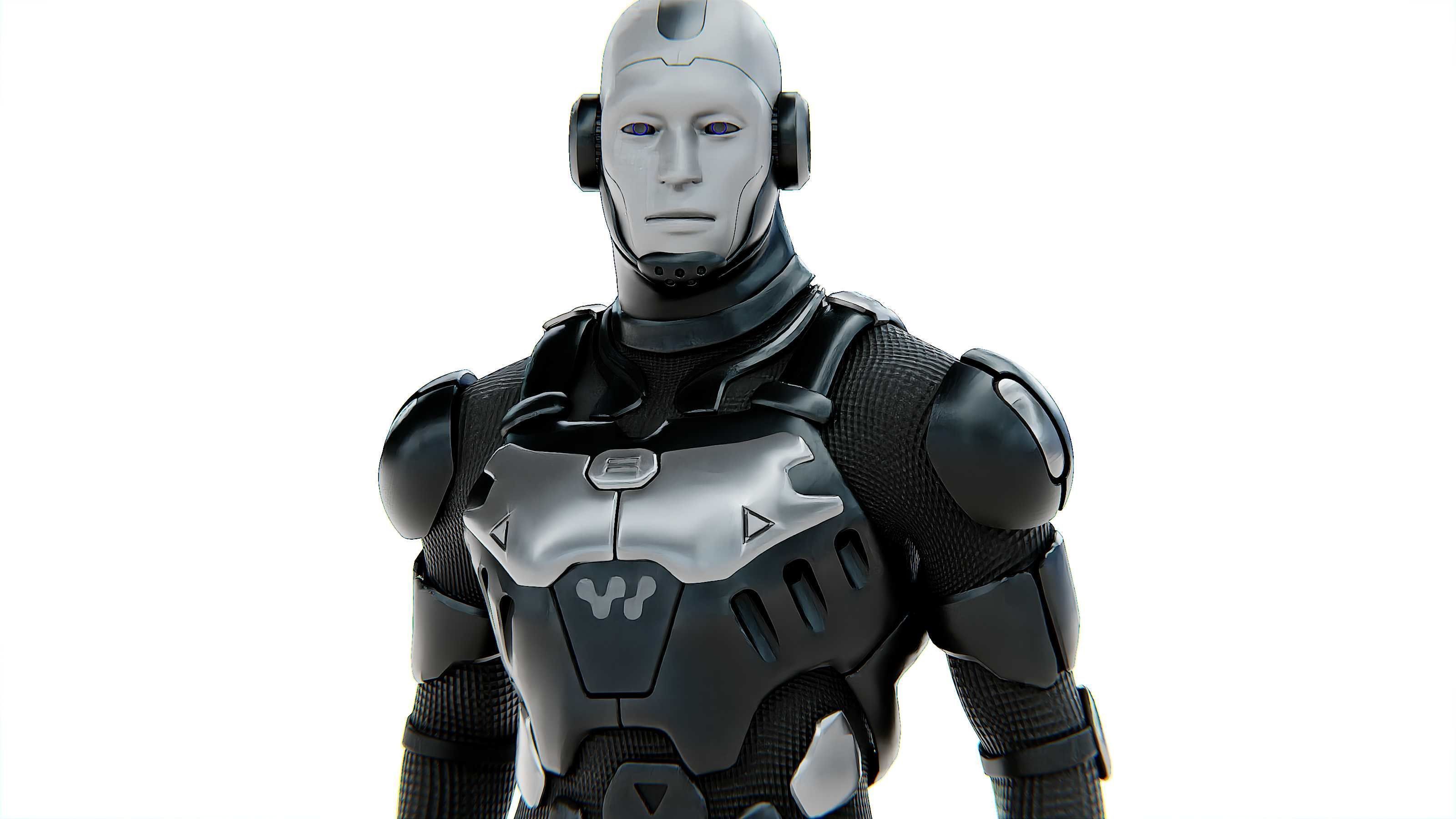 MECHA SOLDIER-B Rigged for Unreal Engine - Unity - MIXAMO 3D model_22