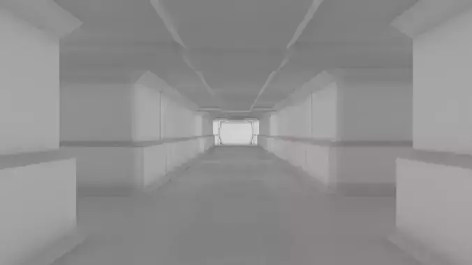 Sci Fi Interior 3D model