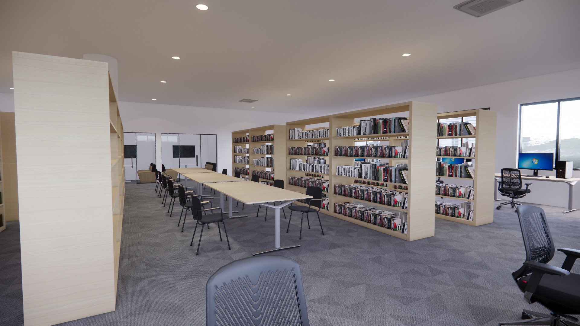 LIBRARY 3D model_4