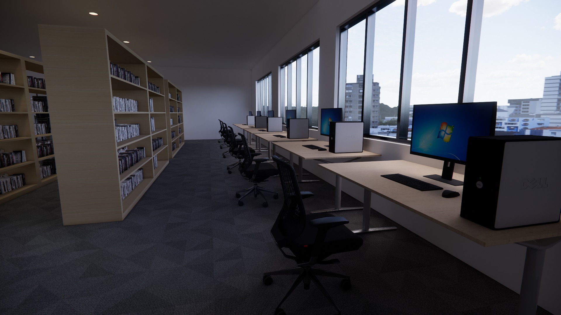 LIBRARY 3D model_5