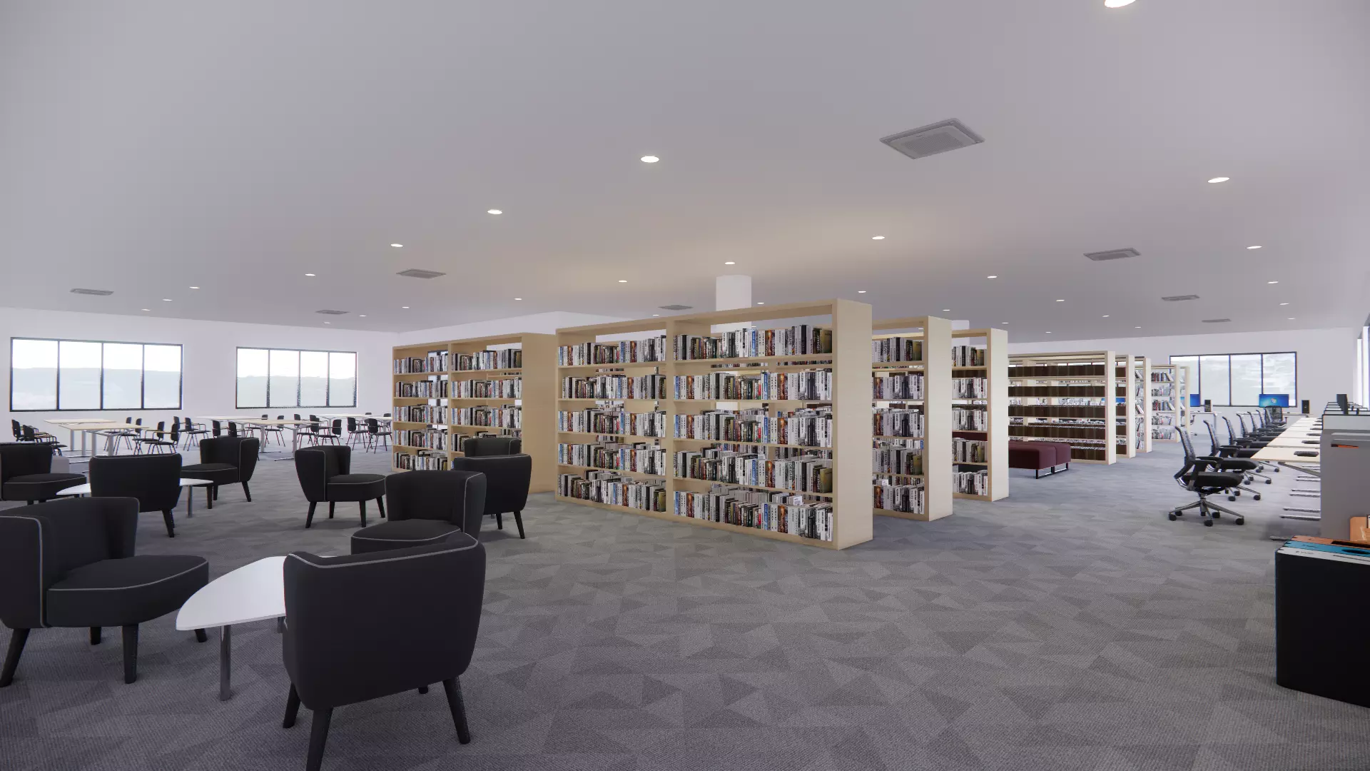 LIBRARY 3D model_0
