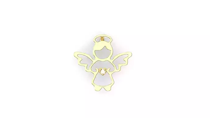 Pendent Angel - Pingente Anjo 3D print model